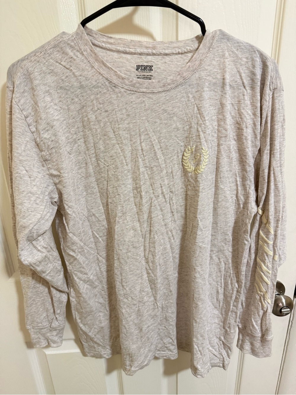 PINK Victoria's Secret Campus Cotton Long-Sleeve